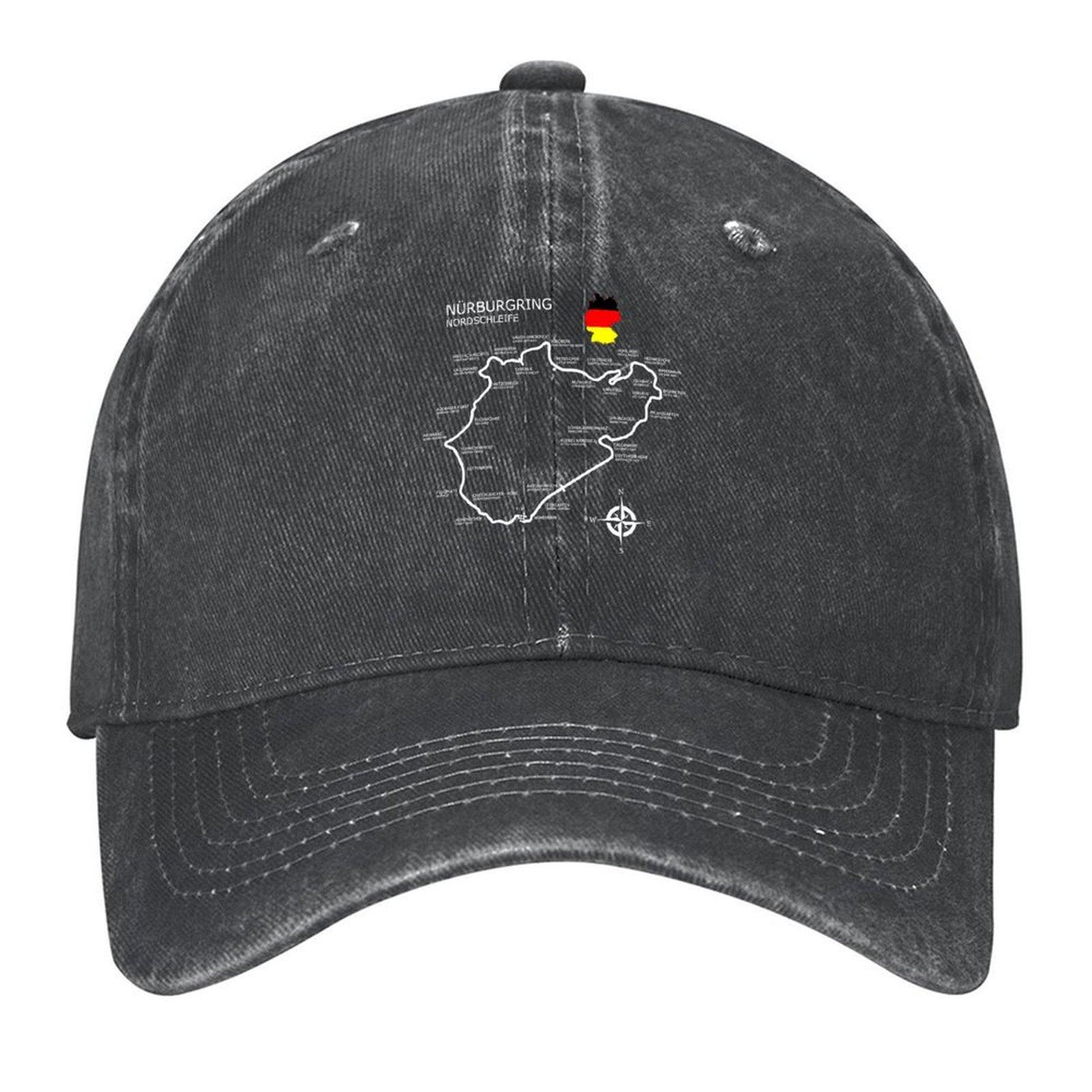 

The Nurburgring Nordschleife N W E S Retro Vintage For Men Funny Aldult Unisex Ideas Trending Baseball Cap