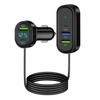 5 in 1 Autoladegerät 66W USB Auto Handy Ladeanschluss Typ-C Schnellladung Multi USB Port 12V Autoladegerät Splitter Zubehör