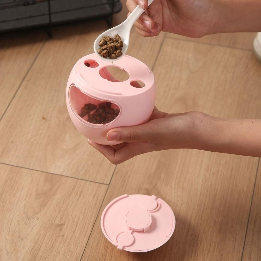 Stimulation Toy Pet Treat Dispenser Cartoon Interactive Feeding Toy Pet Enrichmen