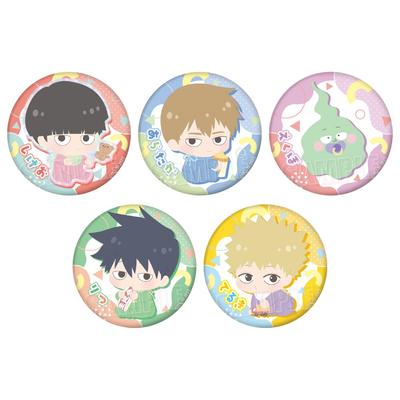 TV Anime "Mob Psycho 100 III" Babutans Trading Can Badges 5-Piece Box