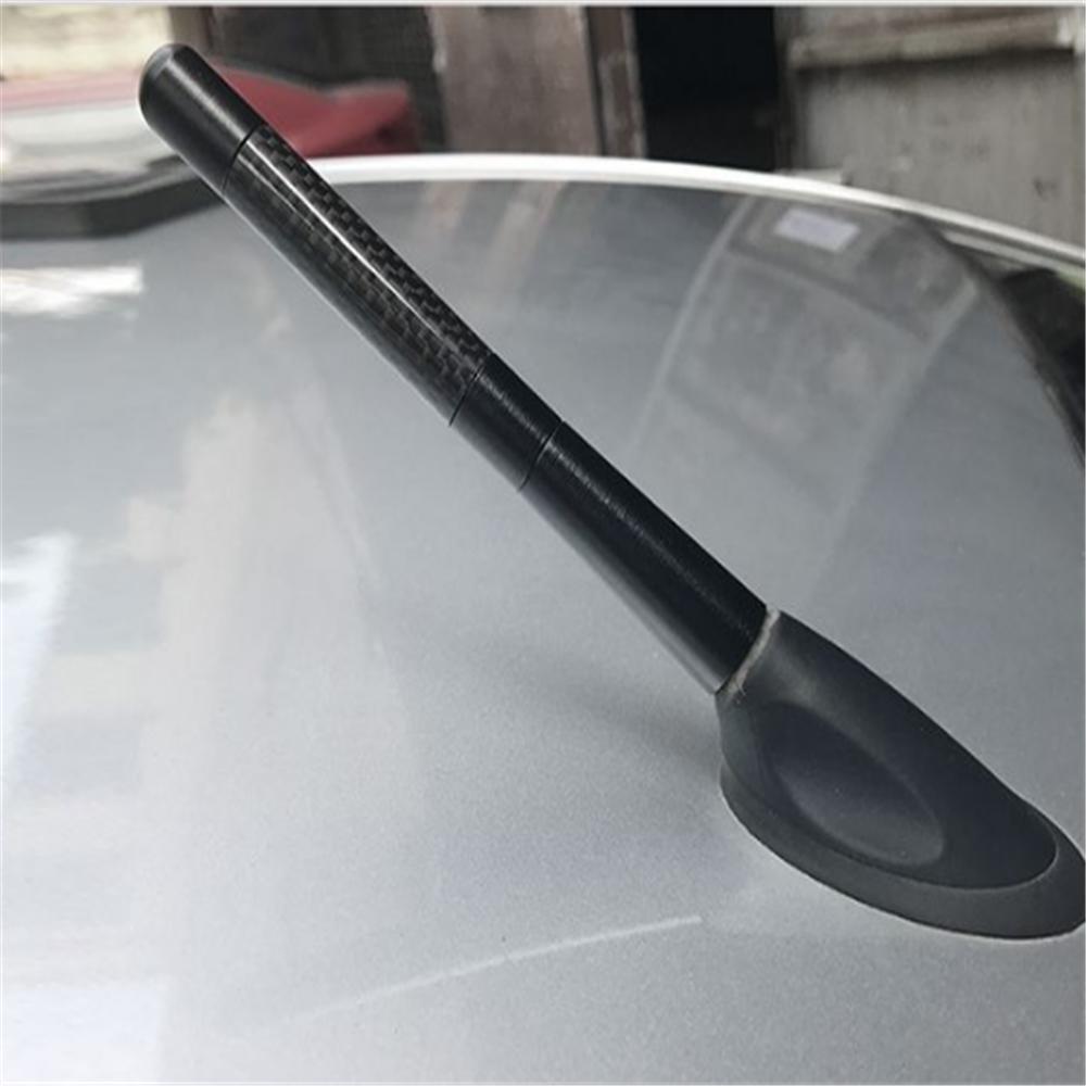 car Carbon Fiber Short Radio Antenna For Citroen C1 C2 C3 C4 C5 C6 C8 C4L Elysee Xsara CACTUS DS3 DS4 DS5 DS5LS DS6