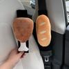 Original Cute Baguette Plush Car Seatbelt Shoulder Protector Anti-Wear Anti-Slip Decorative Accessory