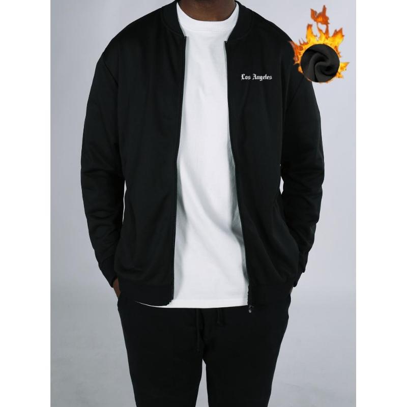 

Baseball Jacket, Distressed Hem, Plaid & Letter Combo, Cotton Blend, Weekend Gathering XXL