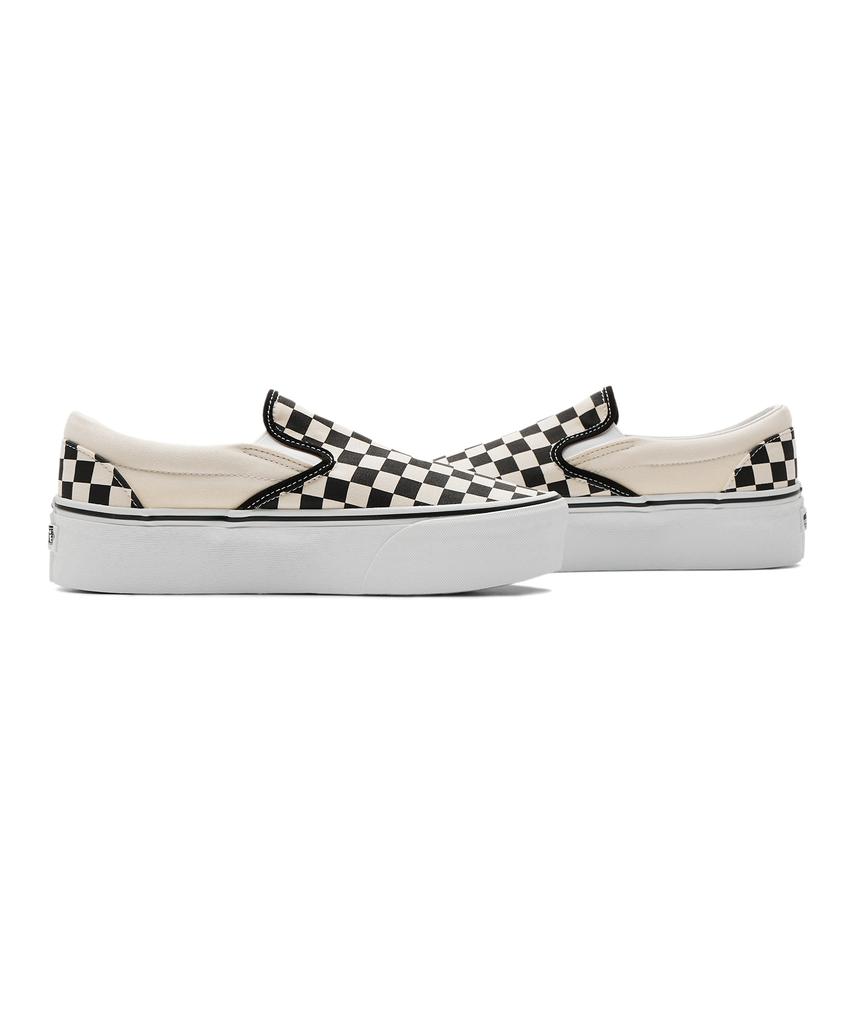 Vans Classic Slip-On Stackform - (Checkerboard) Black:Classic White / Vn0A7Q5Rtyq1