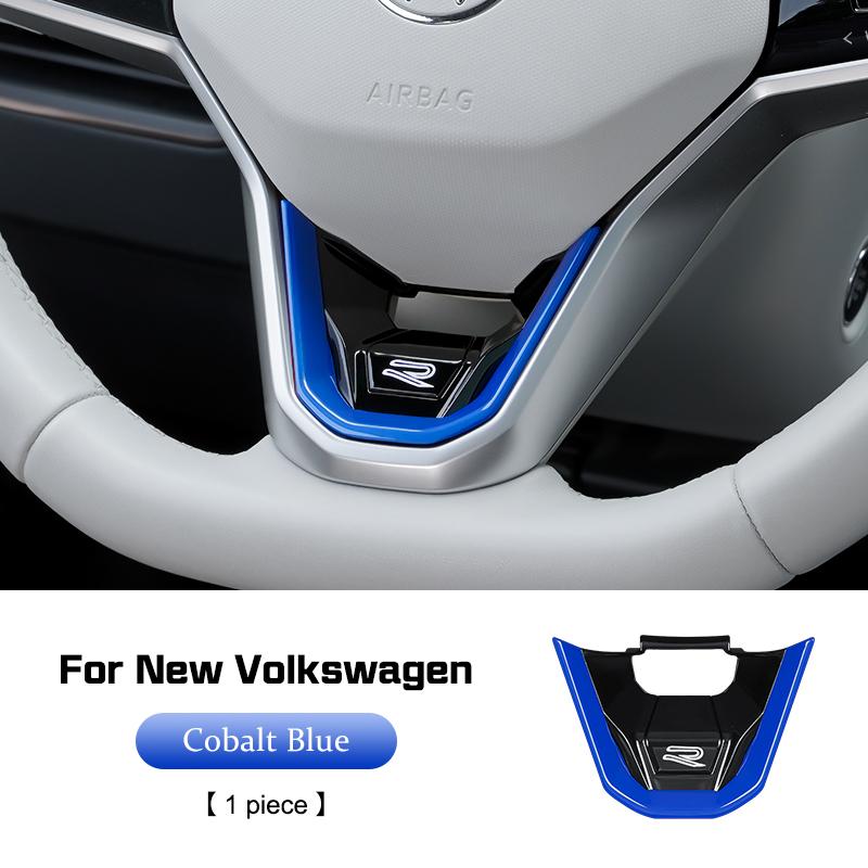 2026 Hot For Volkswagen VW New R R-Line Logo Car Steering Wheel Decoration Cover Accessories For VW Polo Golf MK4 Passat Tiguan