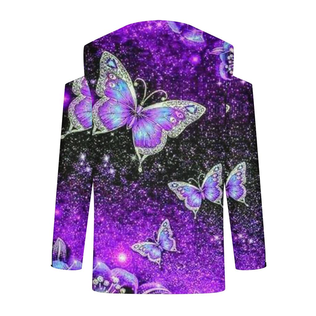 Women's Fashion Casual Flower Print V-Neck Cross Band Off Shoulder Long Sleeve Top