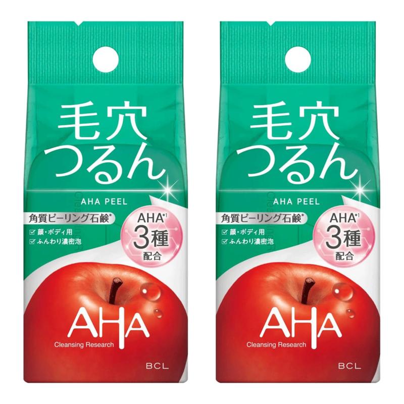 BCL AHA Cleansing Research Soap AP Exfoliation Pore Care Acne Prevention, 100g X 2 Pcs