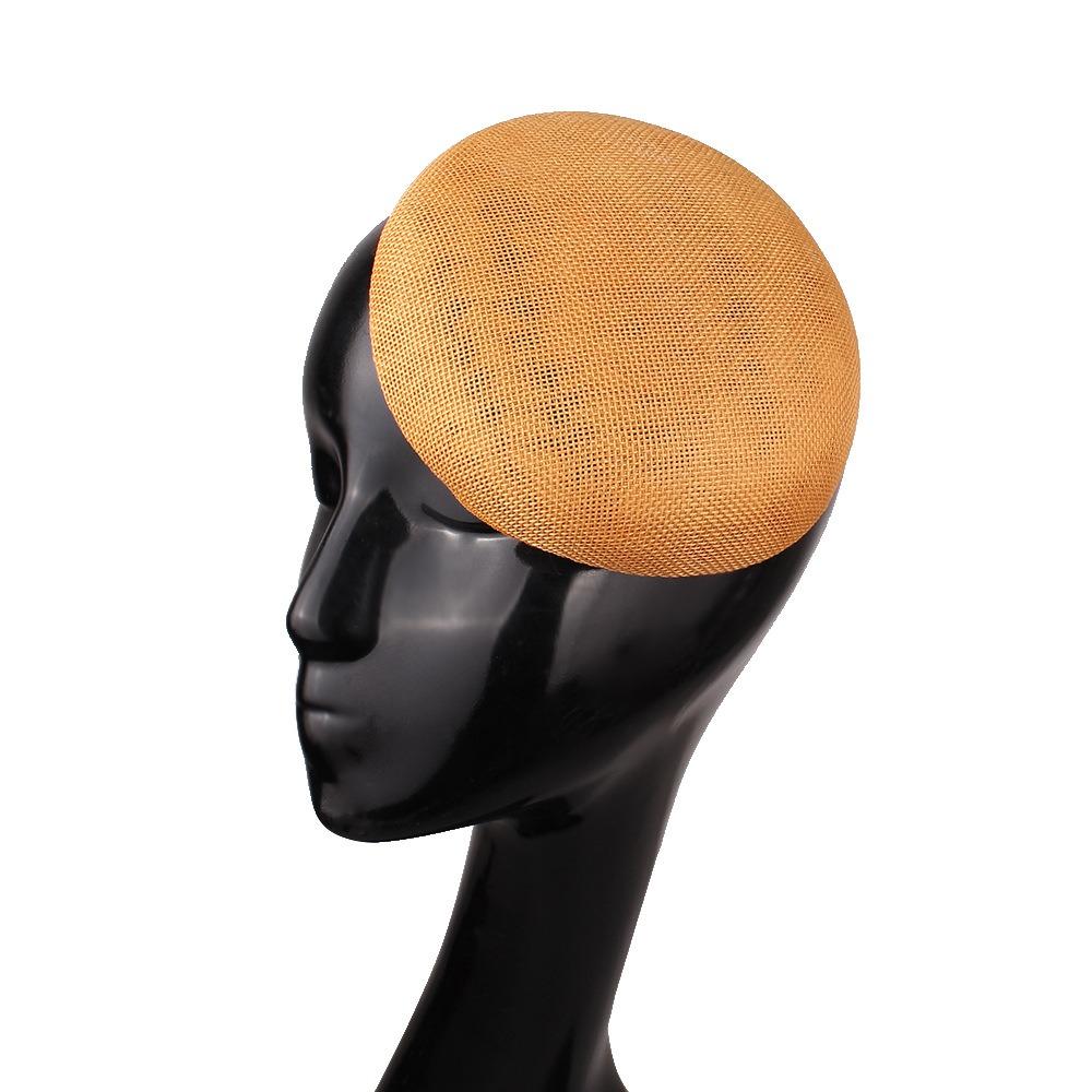 Headpiece Fascinator Base Solid Color Mesh Hat Exquisite Vintage Fascinator Hat Stage Performance