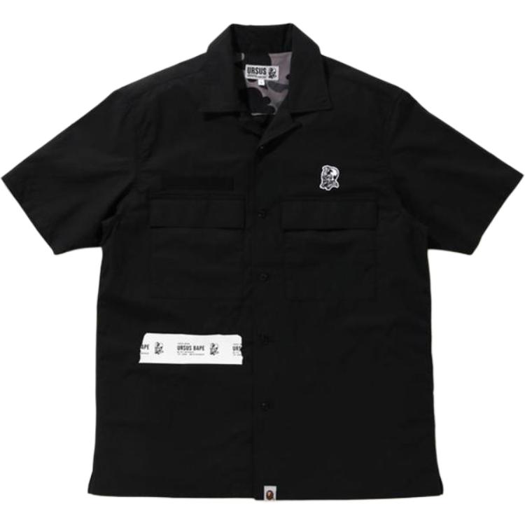 A Bathing Ape Shirts Men's Lapel Thin Shirt 0ZXSTM13102XG