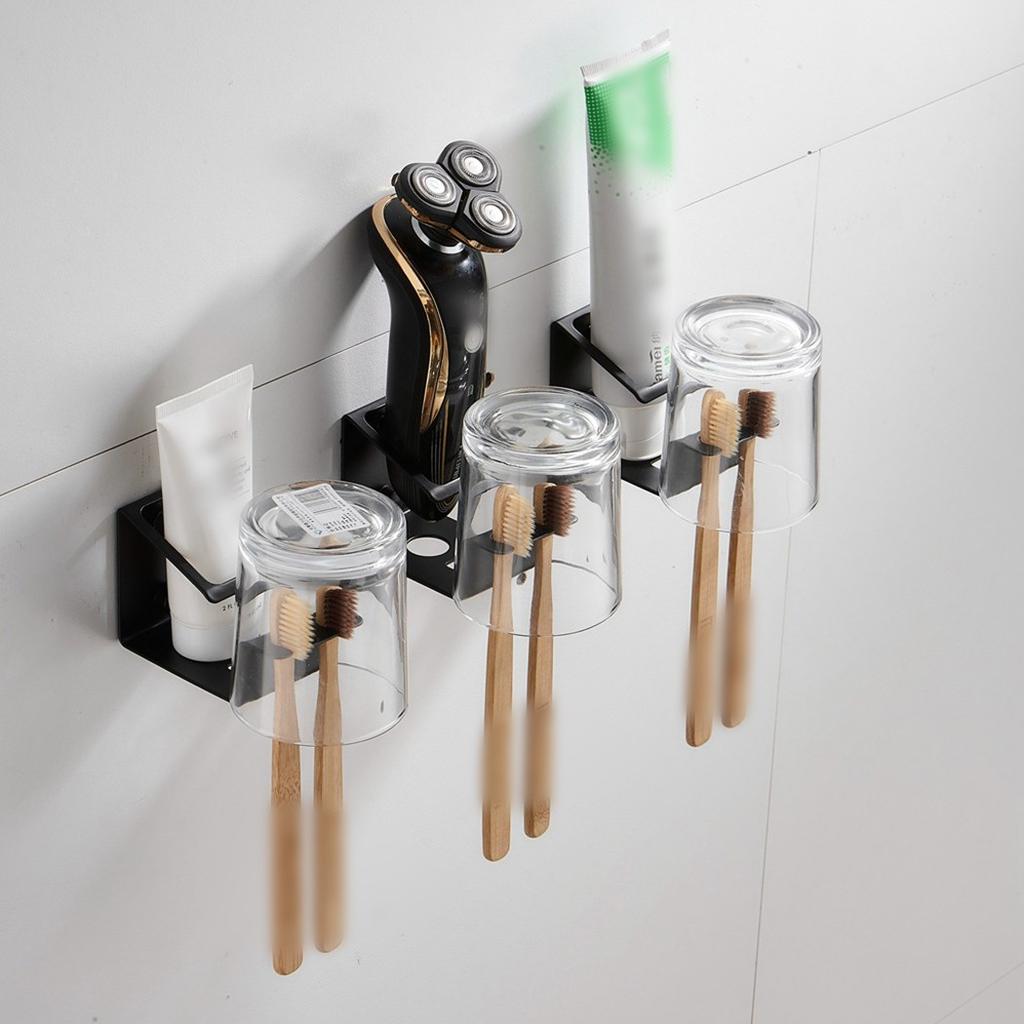 1 Pcs Toothbrush Toothbrush Holder Accessories Black
