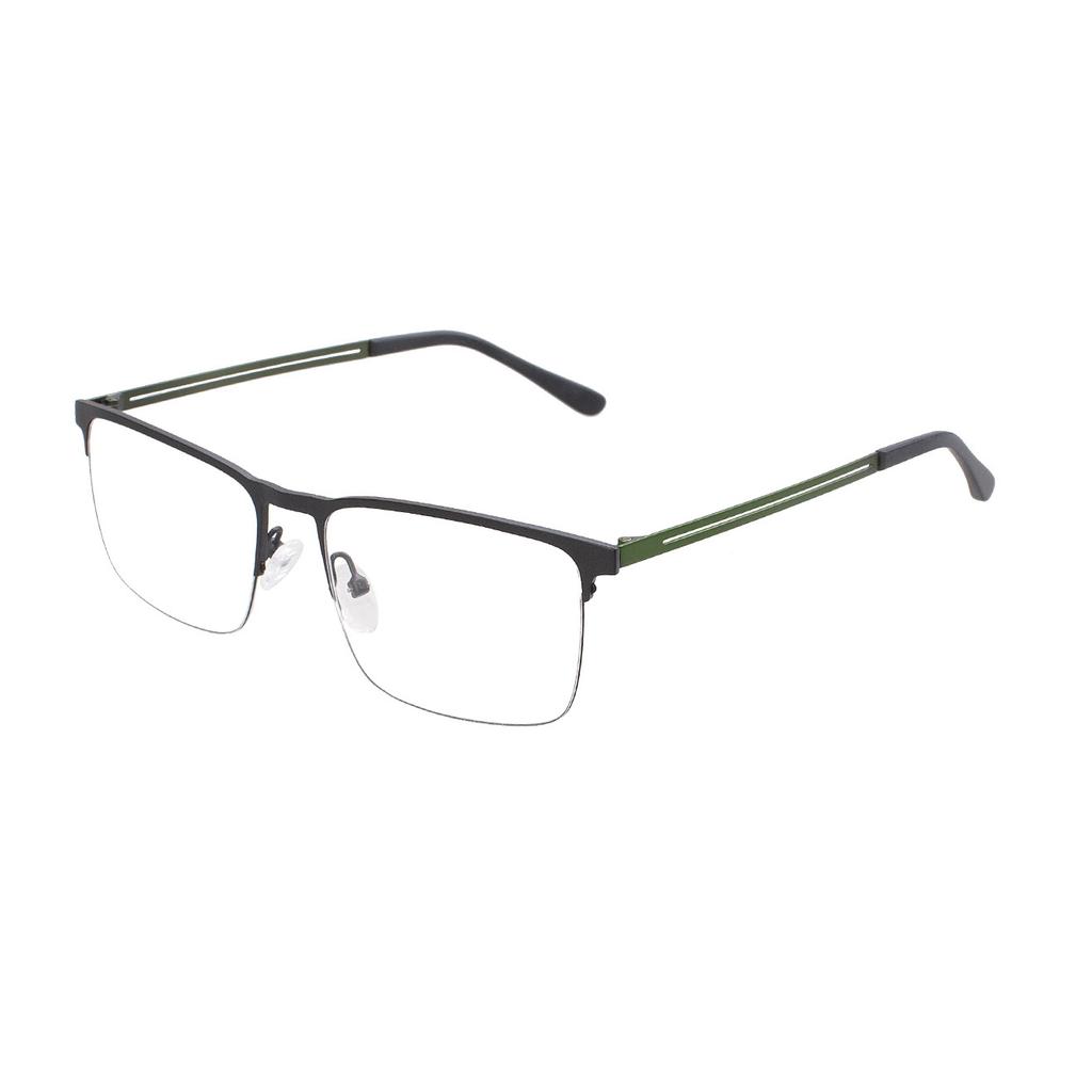Sven Half-Frame Business Men'S Myopia Glasses Square Frame Versatile Casual Metal Glasses Frame Small Frame