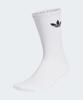 adidas Trefoil Crew Sock Cushion Pair - White / Ke1340