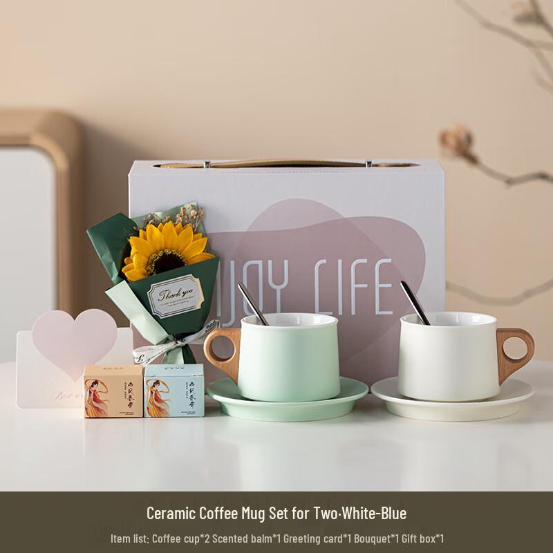Shangqi Ceramic Couple Coffee Set