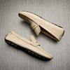 Bo Weiqing Loafers Men'S Leather Breathable Doudou Shoes British Business One-Pedal Men'S Shoes Dress Casual Leather Shoes