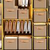 Clothing Storage Basket Pants Sweater Storage Cabinets Drawers Organizer Versatile Thicken Foldable Home T-Shirt Storage Box