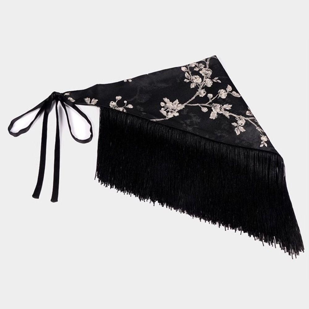Tassel Triangular Waist Belt Chinese Style Trim Butt Curtain Clothing Accessories