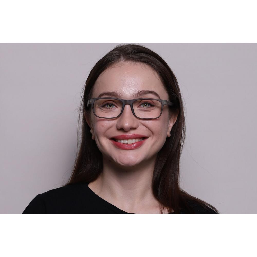 Full Rim Square Matte Grey Smartbuy Collection Graslands Cp122f Fashion Unisex Eyeglasses