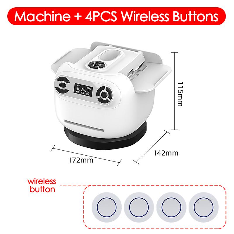 360° Rotating Automatic Card Shuffle Dealer Machine 2 In 1 Playing Cards Shuffling Dealing Tool with 4pcs Wireless Buttons