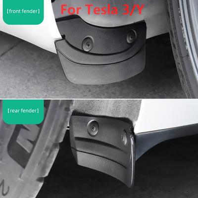For Tesla Model 3 Model Y -2022 2023 Invisible Mud Fenders Modification Car Exterior Accessories Mudguards