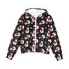 Children's Fashion Christmas Printed Long Sleeved Hooded Sweatshirt, Girls' Hoodie Jacket