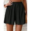 Damen Hohe Taille Einfarbige Shorts Frühling Sommer Mode Hose Dame Lässiges Outfit Kurze Hosen Strand Einfache Kleidung