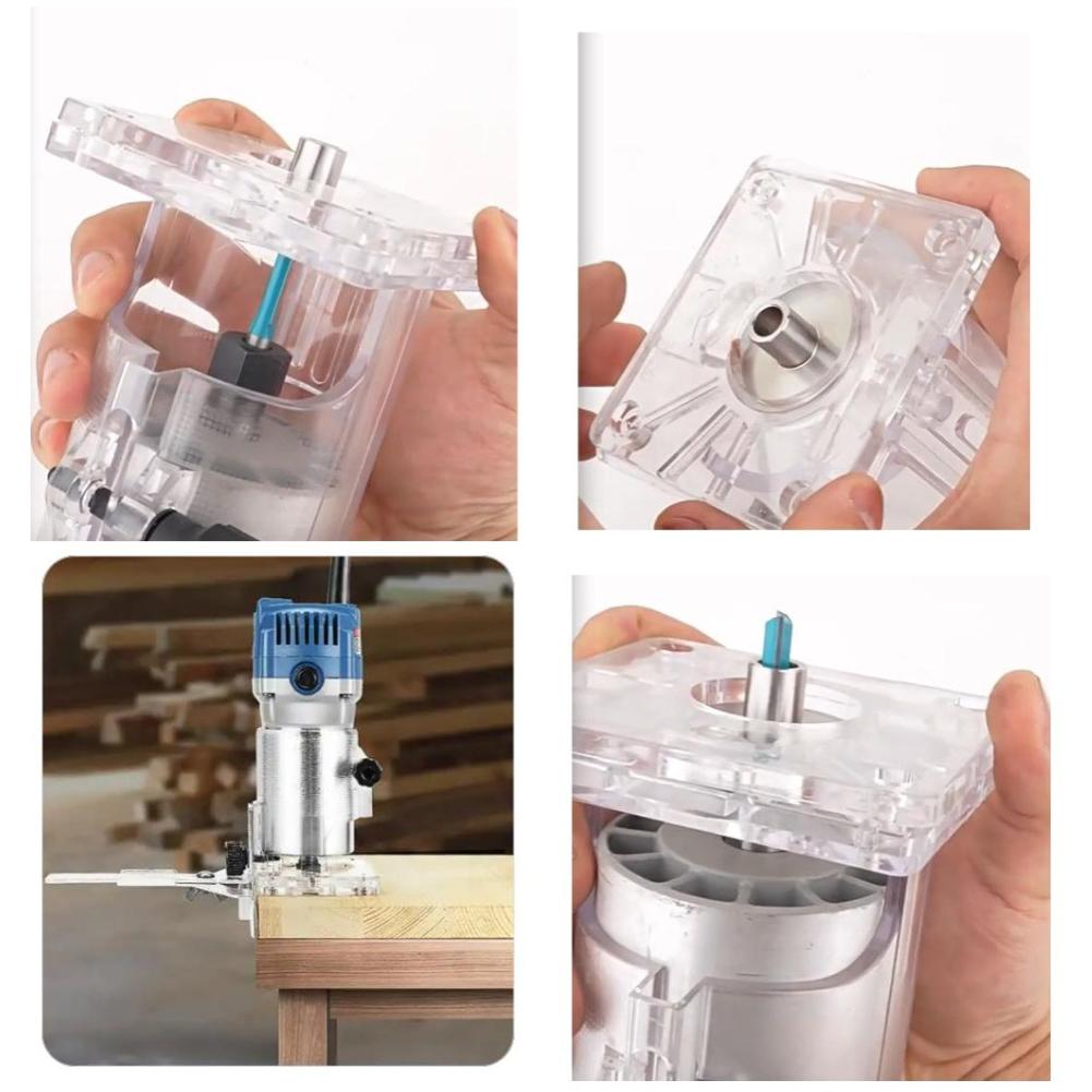 Router Bit Sleeve Template Guide Plate Trimmer Guide Bushing