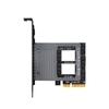 PCI-E 4X to  3.0 pansion Card 5 Full Speed Ports 6Gbps Transfer pansion Hard Drive for Win7 / 8/10 / Linux