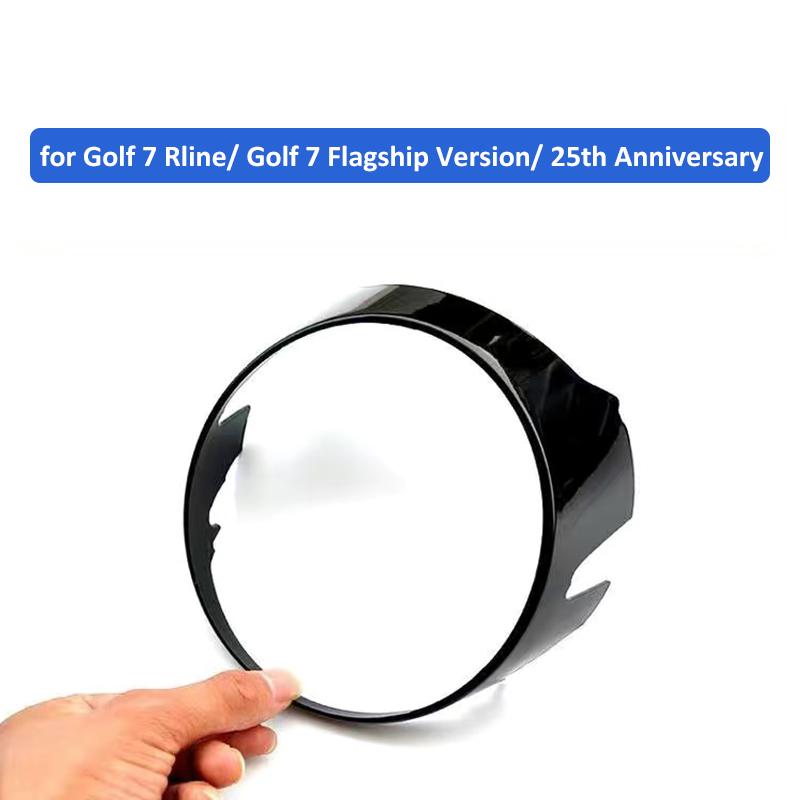 2/3pcs for Golf 7 7.5 Rline Car Grille Decorative for VW Bright Black Logo Cover Up Grille Strips Car Stickers Auto Accessories