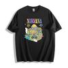Nirvana Colorful Cartoon Scene T-Shirt - Playful Rock Design Unisex Tee