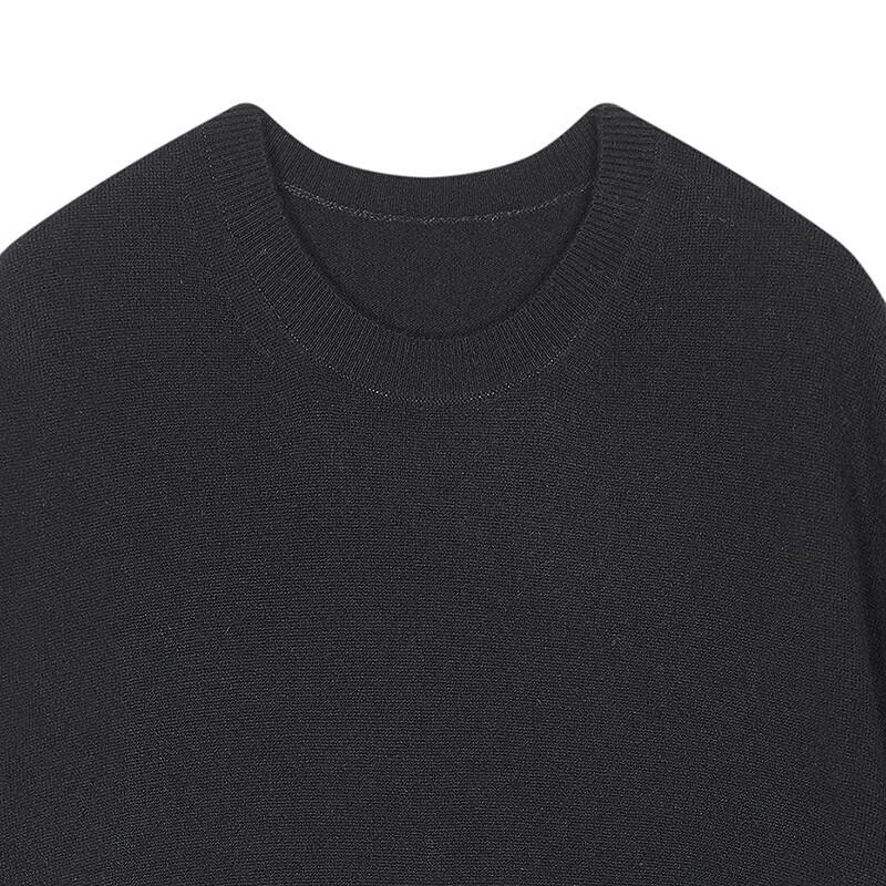 JNBY 2025 Autumn H-Line Round Neck Mid-Sleeve Dress
