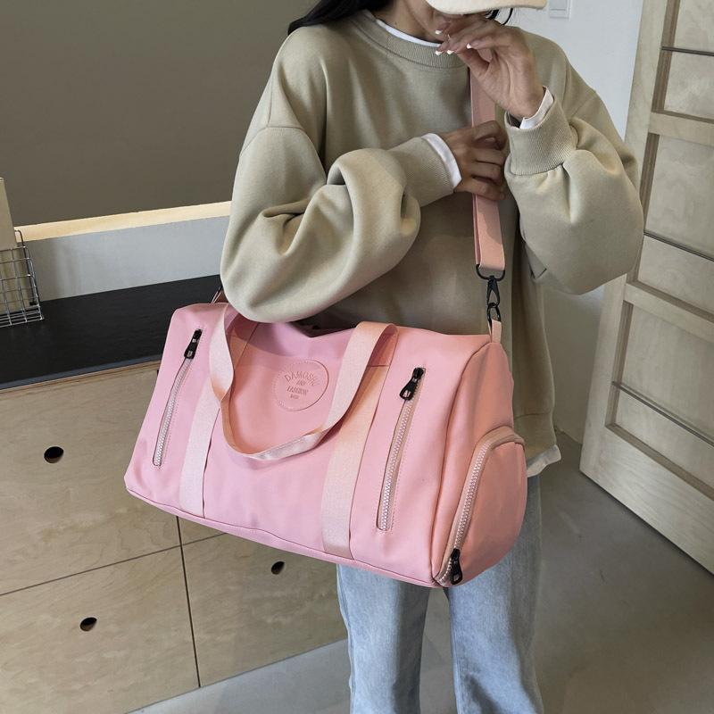 Casual large-capacity messenger bag women's 2025 new portable handbag simple shoulder travel bag
