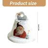 Iron Christmas Santa/Snowman Bells Hanging Pendant Home Festival Window Ornament Holidays Office Embellishment