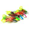 HENGJIA 2.6oz Lead Head Jig Hooks Spinnerbait Soft Grub Lures Tackle Pack of 4