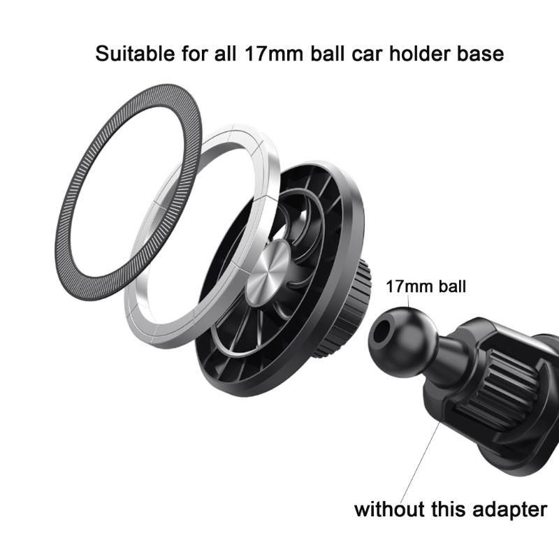 Magnetic Cellphone Holder Car Vents Dashboard Windshield Mount Base for Magsafing 14/15 Series 360°Rotate Phone Holder
