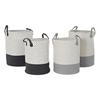 Panier - Lot De 2 - 40 X 40 X 52 Cm - Coton - Paulownia