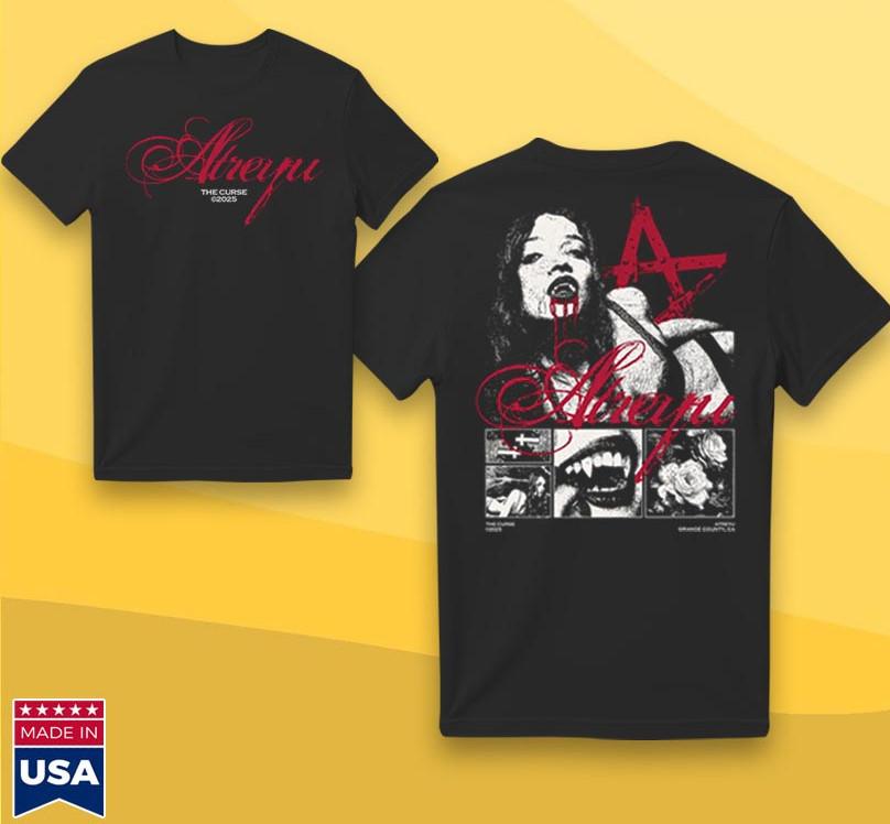 Atreyu – The Curse Forever Damned Tour Black TShirt Unisex T-Shirt XXL