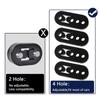Exhaust Hanger Rubber, Car Muffler Shock Absorber Mount Hanger Bracket,High Density Tailpipe Isolator Damping Hanger (BLACK)