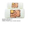 2Pcs Cartoon Bear Embroidered Towel Set Coral Fleece Bath And Hand Towels for Adults Quick Dry Essentials for Home