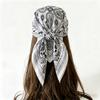 Female Scarf Head Wrap Turban Hijab Square Luxury Fashion Headscarf Shawl Bandana Neckerchief Headband Windproof Print Wraps