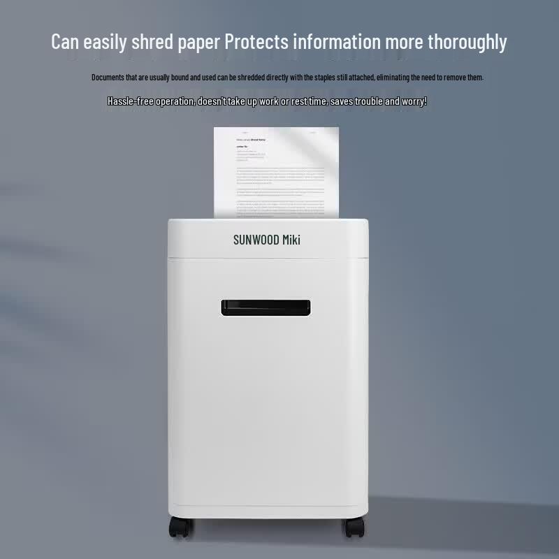 SUNWOOD SD9312 High-Security Paper Shredder CN plug (adapter included)
