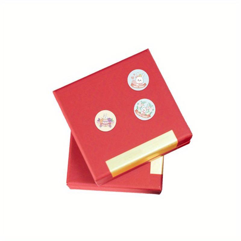 500pcs Rabbit Egg Stickers For Backpacks, Suitcases, Envelopes, Gift Boxes, Baking Boxes, Birthday Parties, Farm Gifts