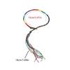 Women Girls Jewelry Gift DIY Hand-Making Cotton Rope Bracelets Random Color