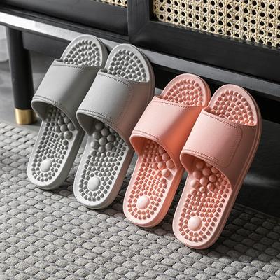 Slippers Women's Summer Indoor Home Bathroom Soft Bottom Non-slip Couple Men's Massage Sandals and Slippers
