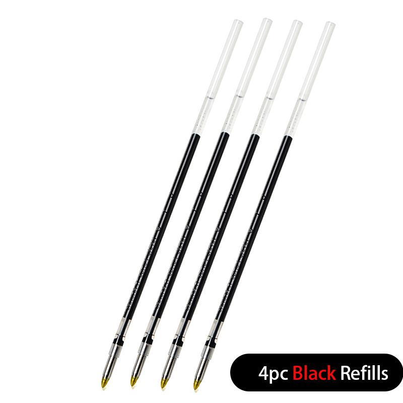 Kaco 4 In 1 Multifunction Signing Pens 0.5mm Black Blue Red Japan Ink  Sign Pens Office School Ballpoint pen