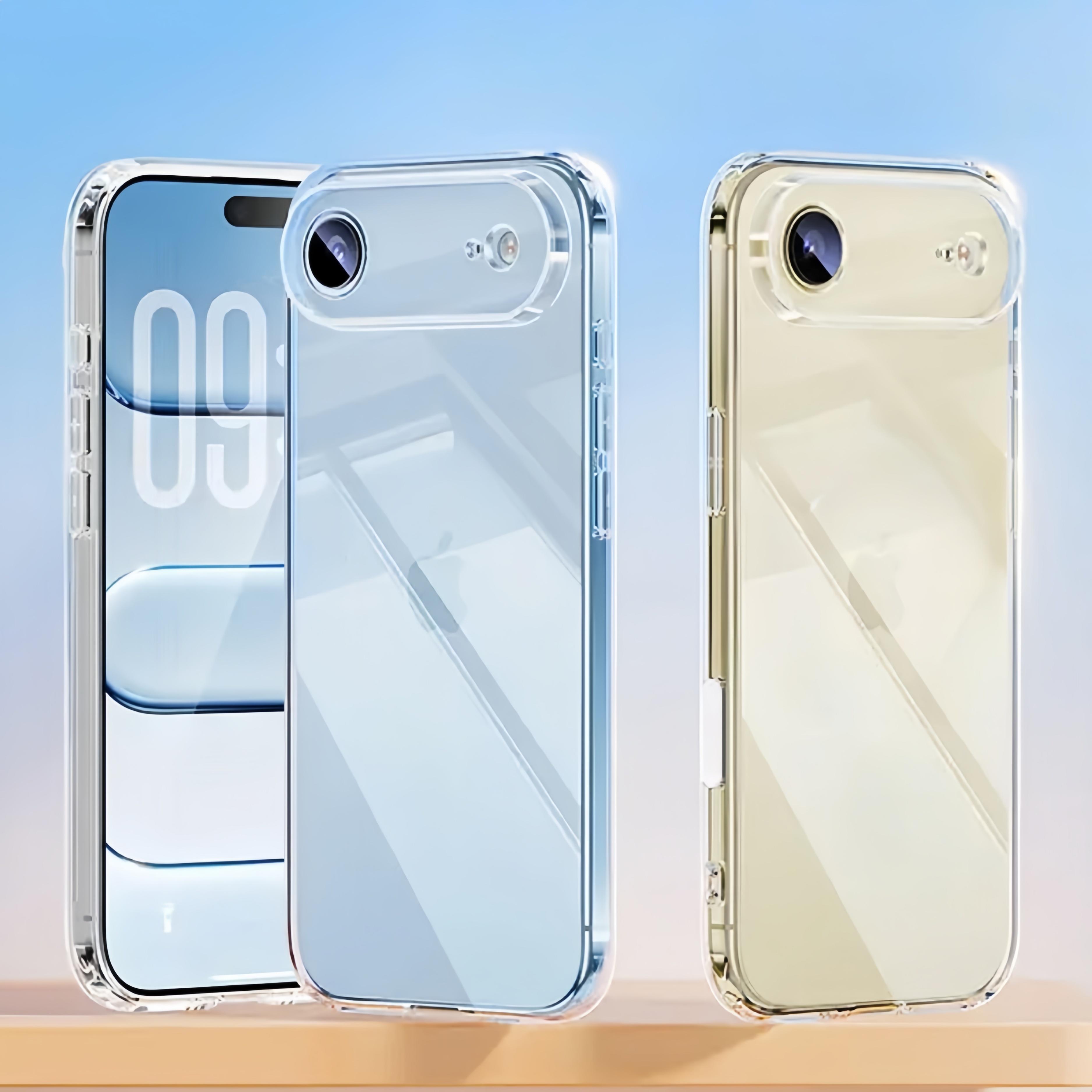 Прозрачный чехол из ТПУ для iPhone Air, Ультратонкий, Ударопрочный, Защита от пожелтения, Устойчивый к царапинам, Улучшенный захват - Прозрачный iPhone Air прозрачный