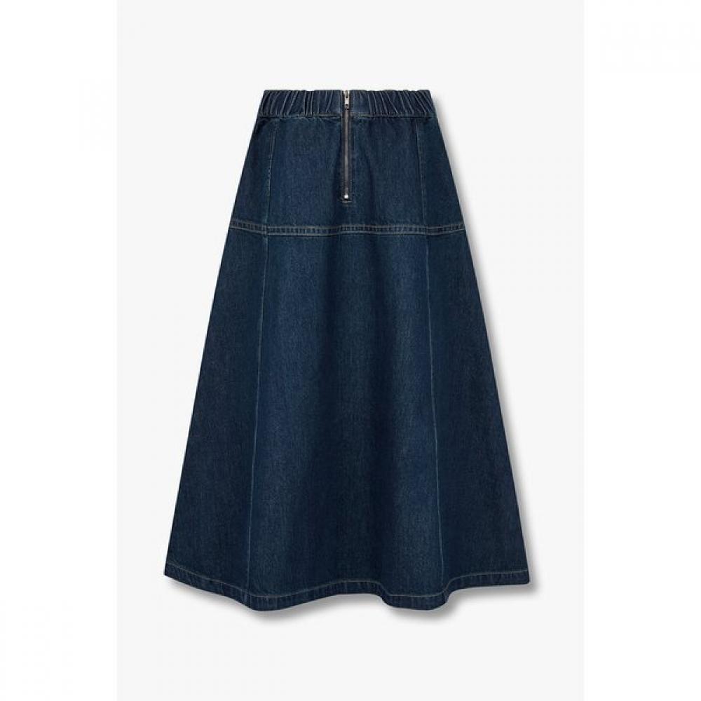 STUDIO TOMBOY Back Banding Flare Denim Skirt  9106162106 