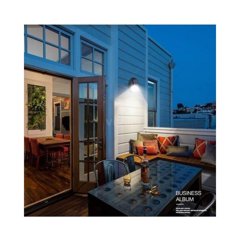 

Dem Dem Special Design Solar Waterproof Oval Wall Mounted Garden Lamp