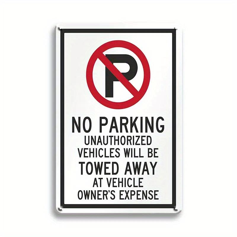 1 шт., Предупреждающий знак «Частная собственность», «Парковка запрещена», «Несанкционированная парковка будет эвакуирована за счет владельца транспортного средства» 20x30cm（7.8x11.8inch）