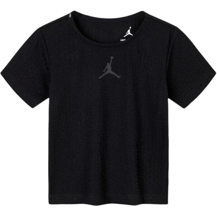 New Jordan T Shirt Jet Black Teenagers HM4685-010