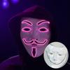 LED Light-Up Mask – A Role-play Mask with a Neon Effect, Perfect for Halloween, Carnivals, Nightclubs and Parties
